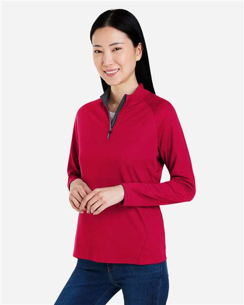 Women's Origin Performance Pique Quarter-Zip Pullover - CE418W 25