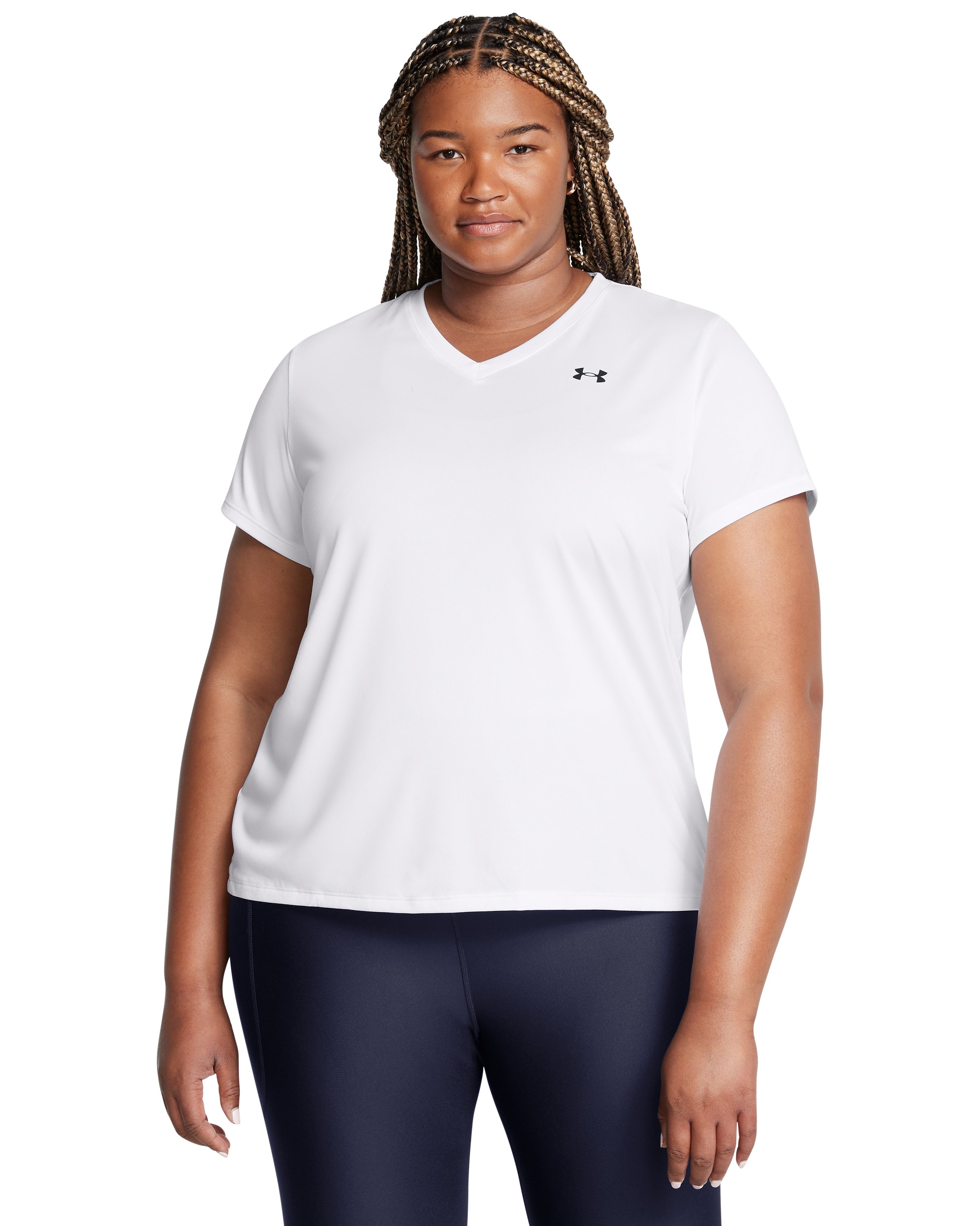 UA Tech Women's V-Neck Short Sleeve 6