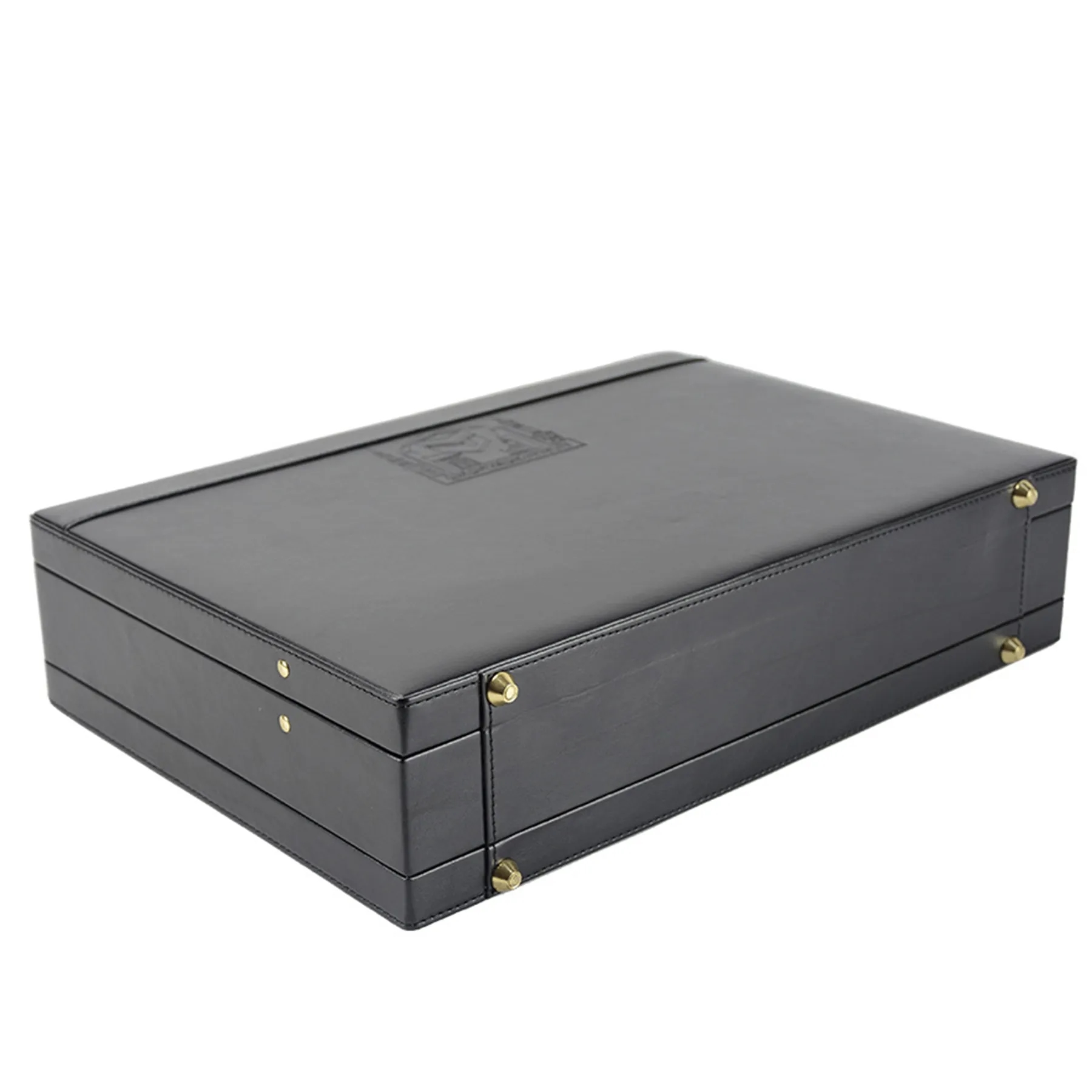Mens  Attache Briefcase Dual Combination Locks 4