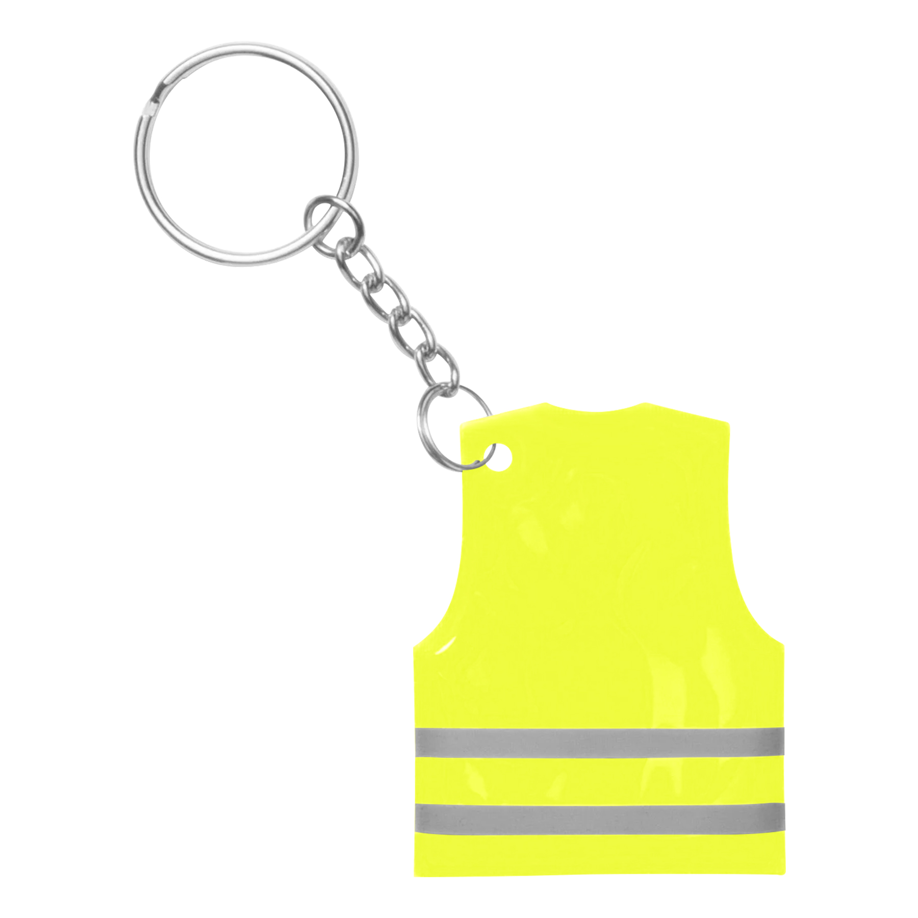 PVC Reflect Safety Vest Key Chain 12