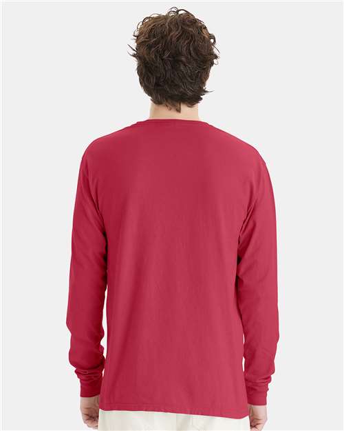 Unisex Garment-Dyed Long Sleeve T-Shirt - GDH200 206