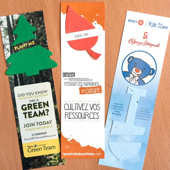 Single-Sided Large Eco Bookmark with Slot 4