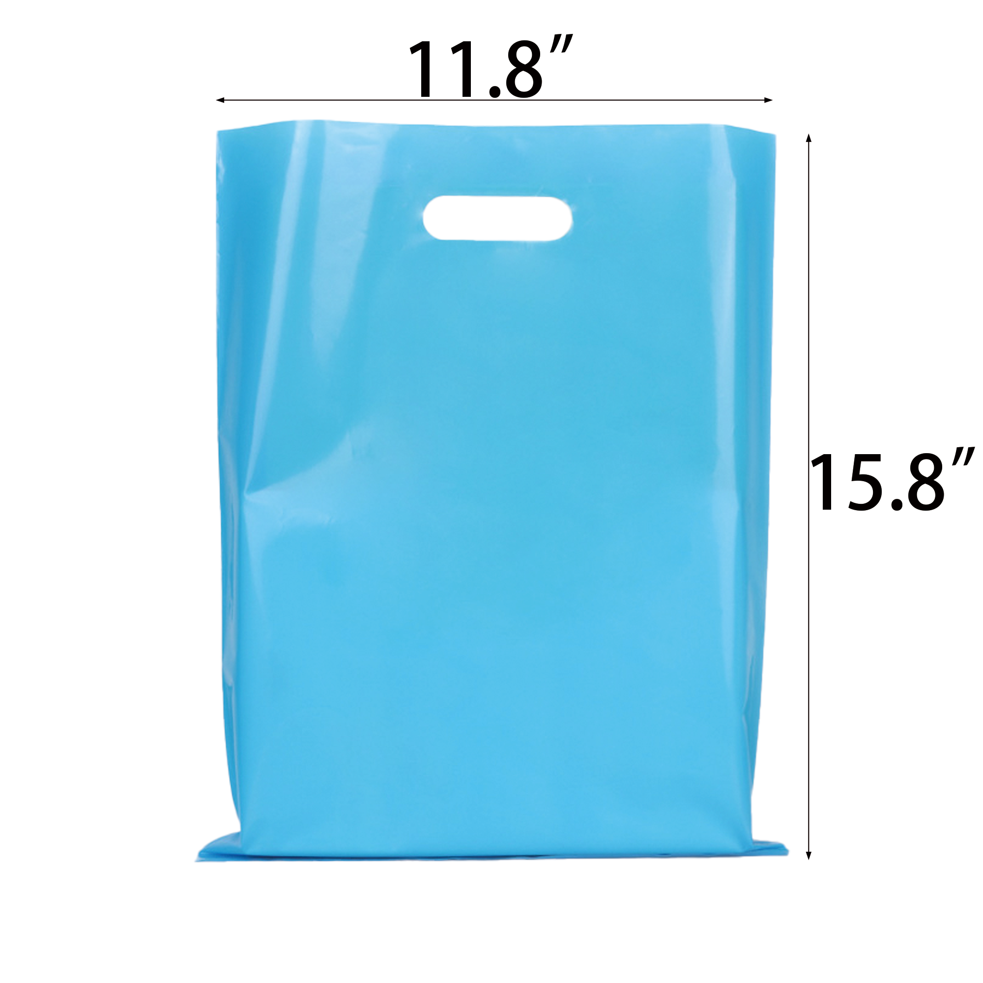 Plastic Die Cut Tote Bags 2
