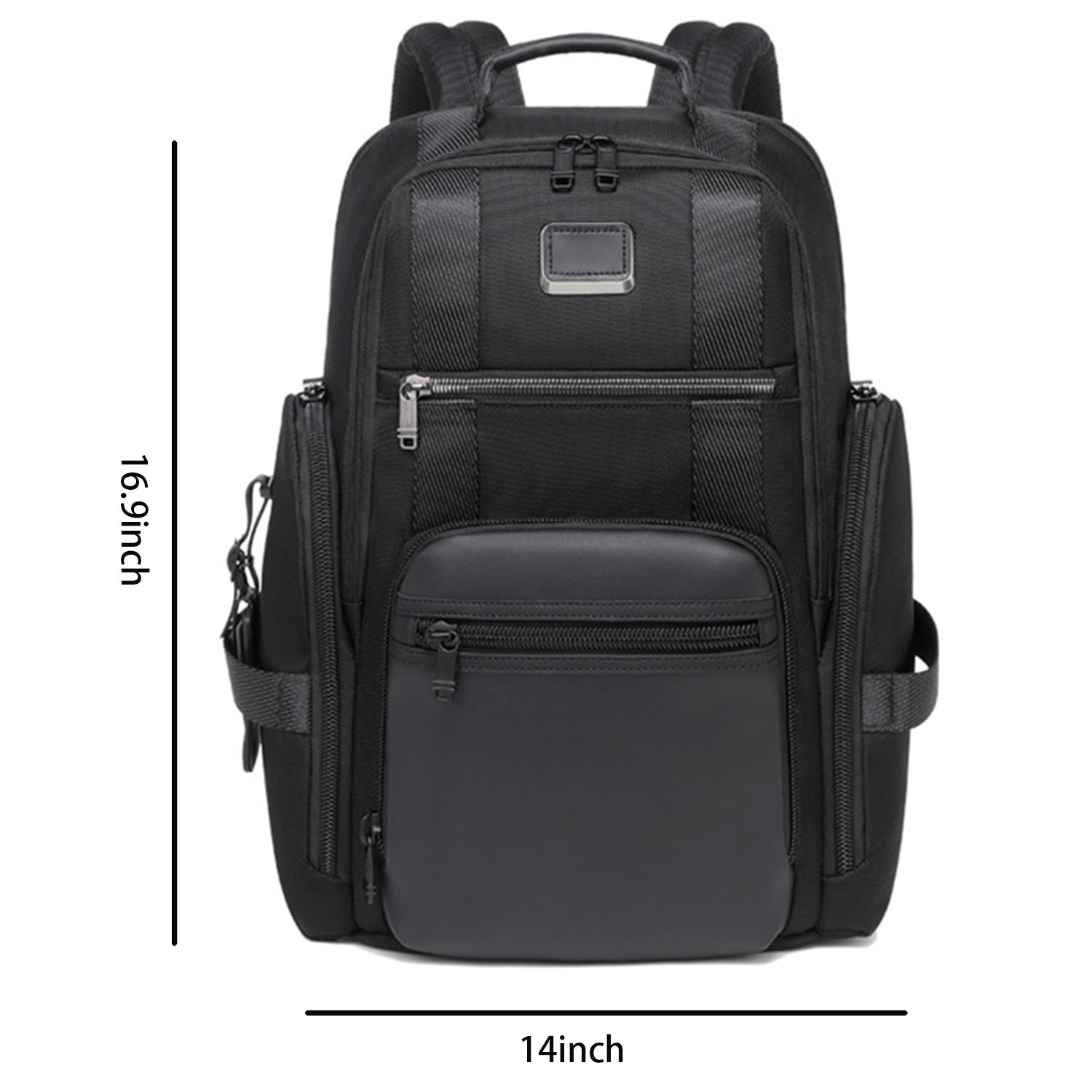 Nylon versatile and stylish business laptop backpack 5