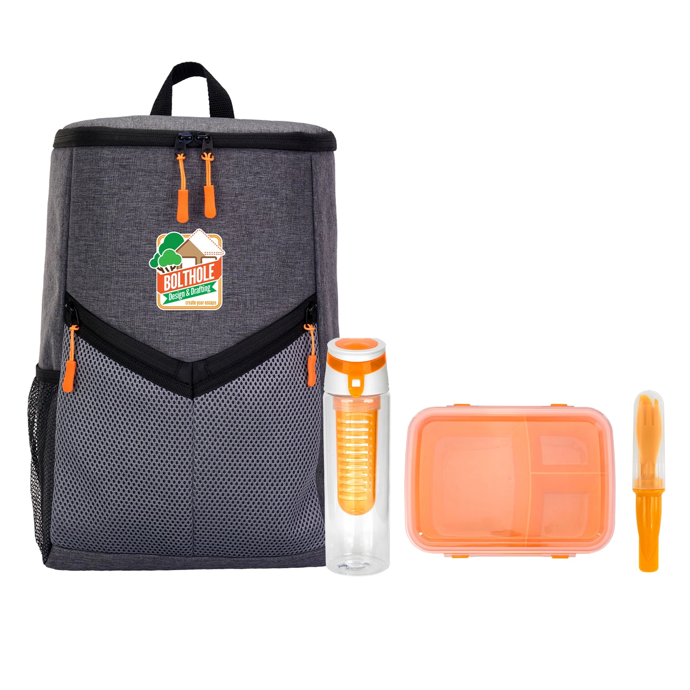 Victory Lunch & Drink To Go Backpack Set 3