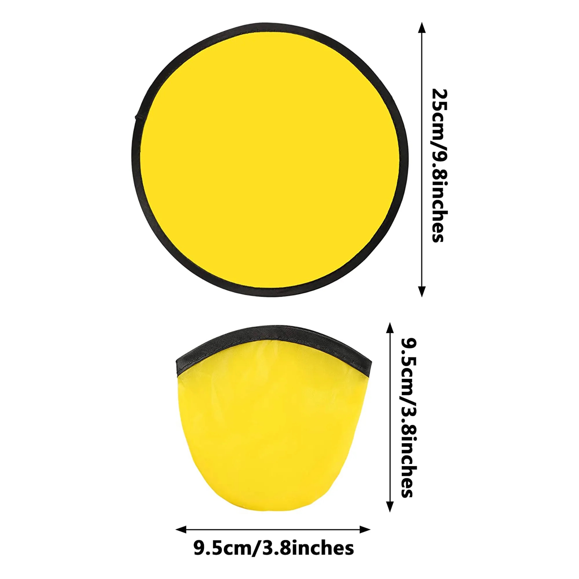 10" Folding Flying Disk With Pouch 2