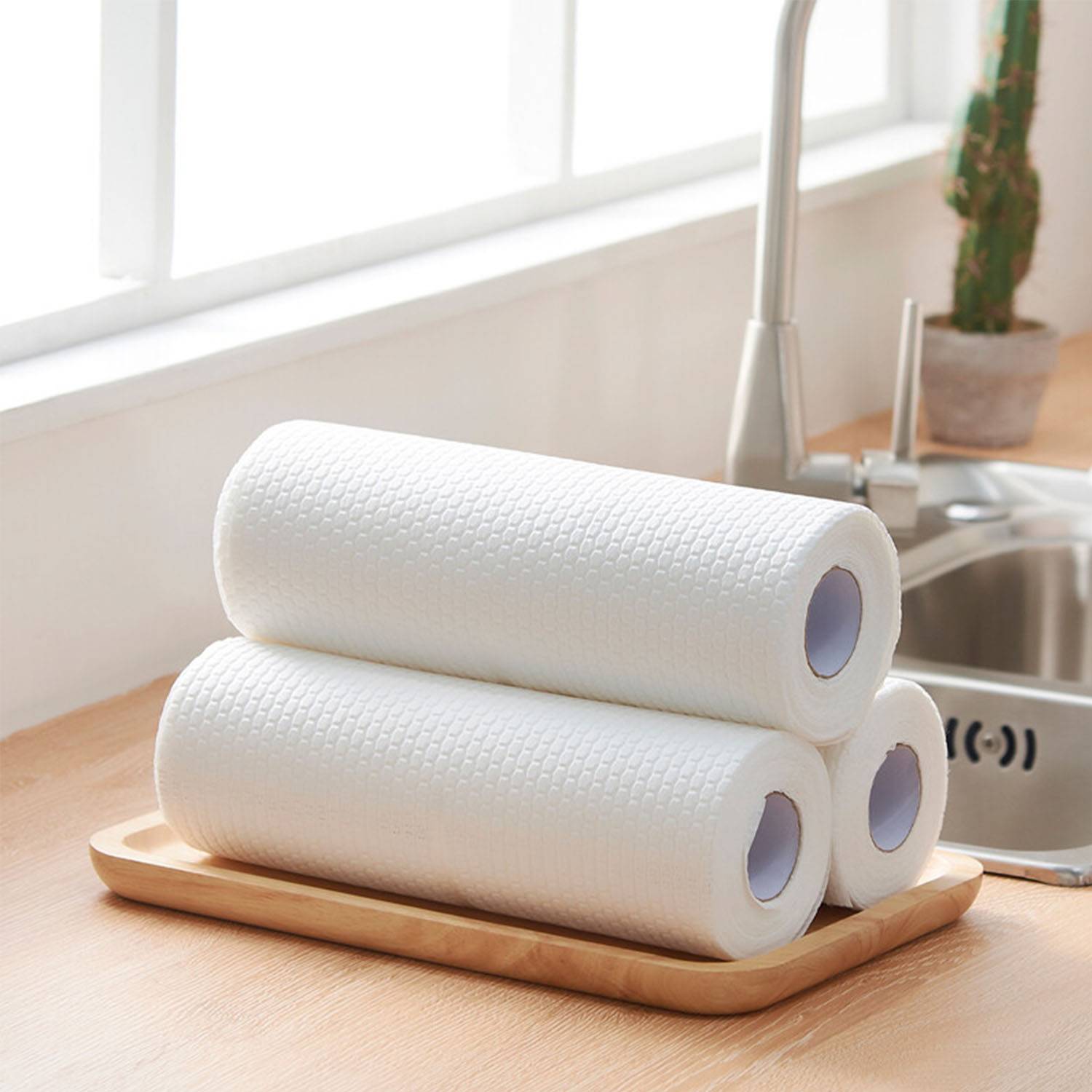200pcs Multi-Purpose Kitchen Towels Lazy cloth Save Costs 6
