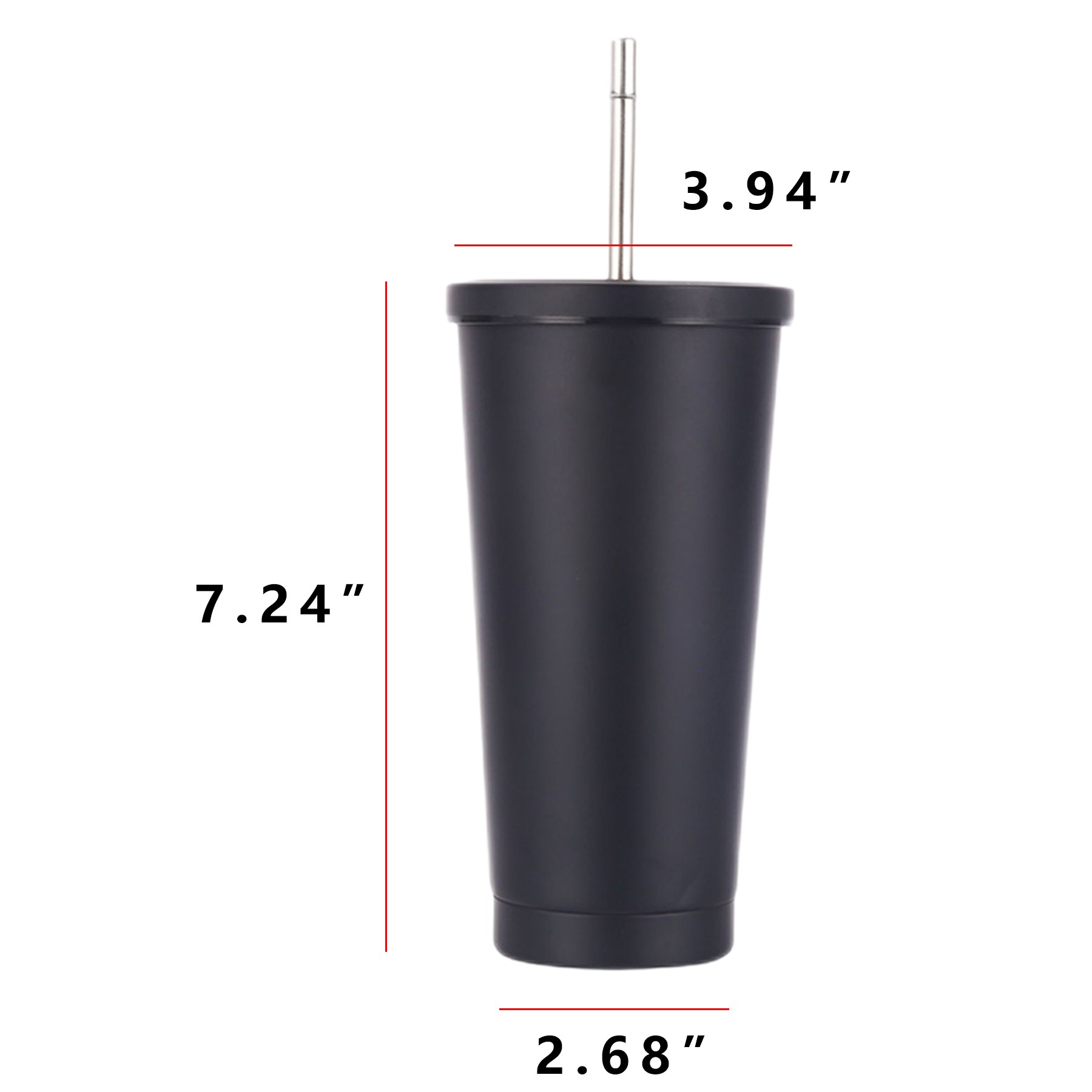 17Oz Tumbler Cup W/ Straw 6