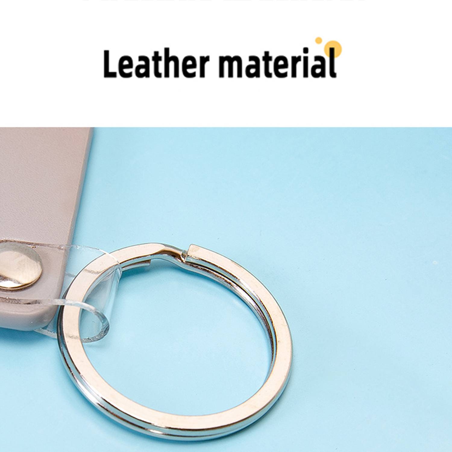 Pu Leather Elegant Keychain 6
