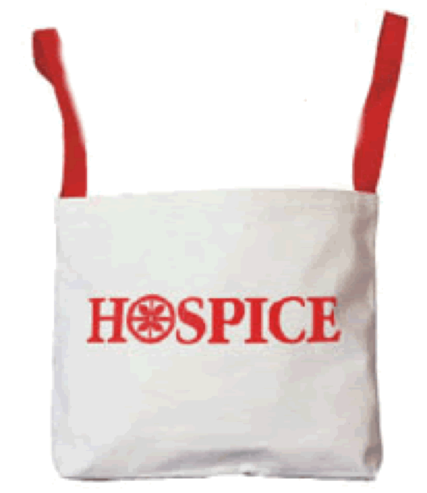 10 Oz. Natural Canvas Wheel Chair Tote Bag 1