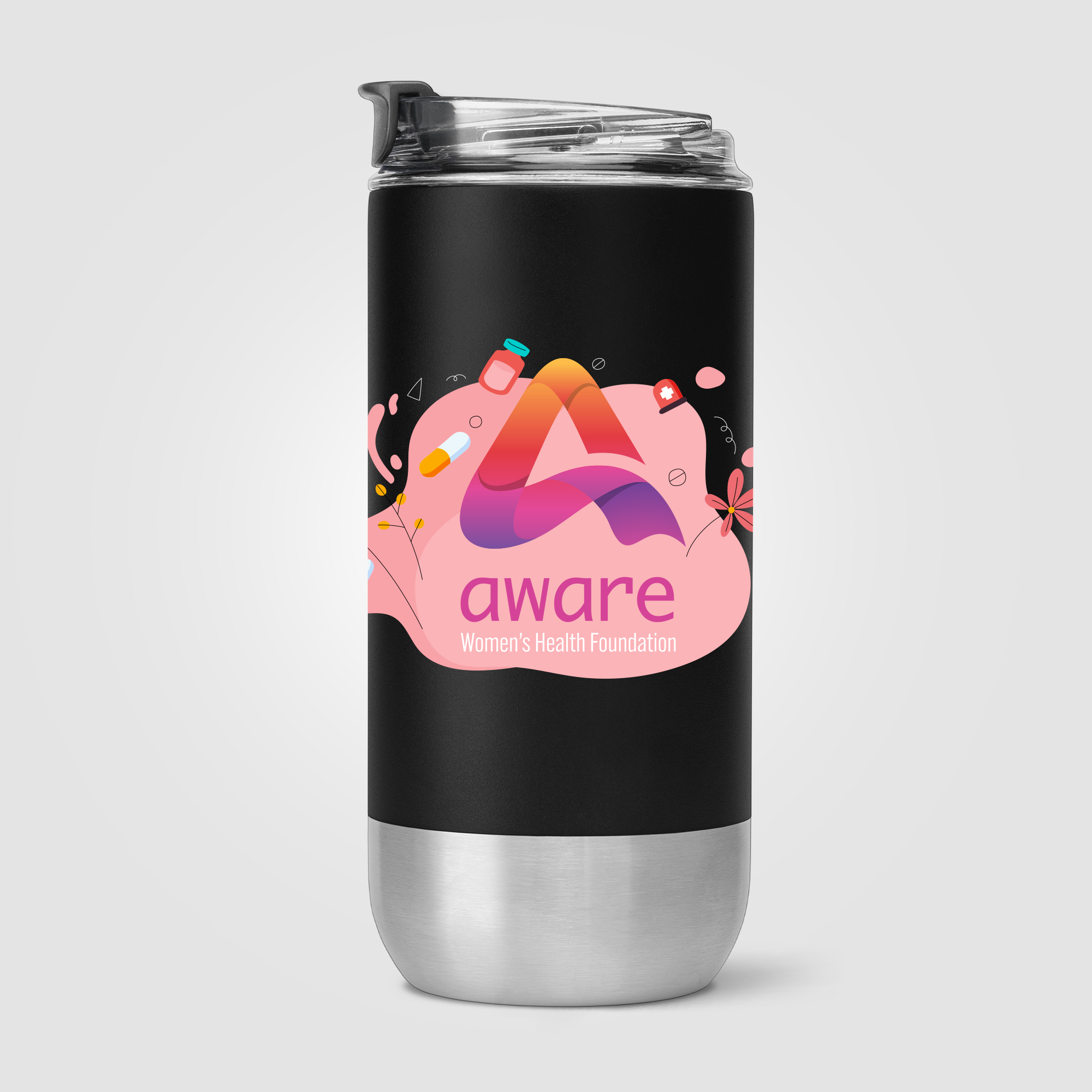 Glacier - 16 oz. Double-Wall Recycled Stainless Steel Tumbler 4