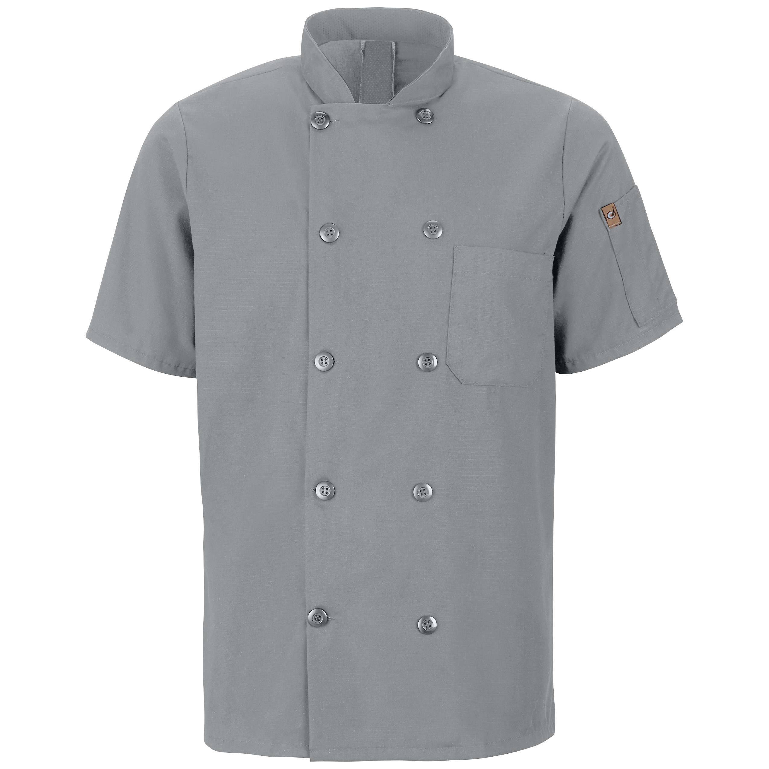 Red Kap® Men's Short Sleeve Chef Coat with OilBlok + MIMIX® 2