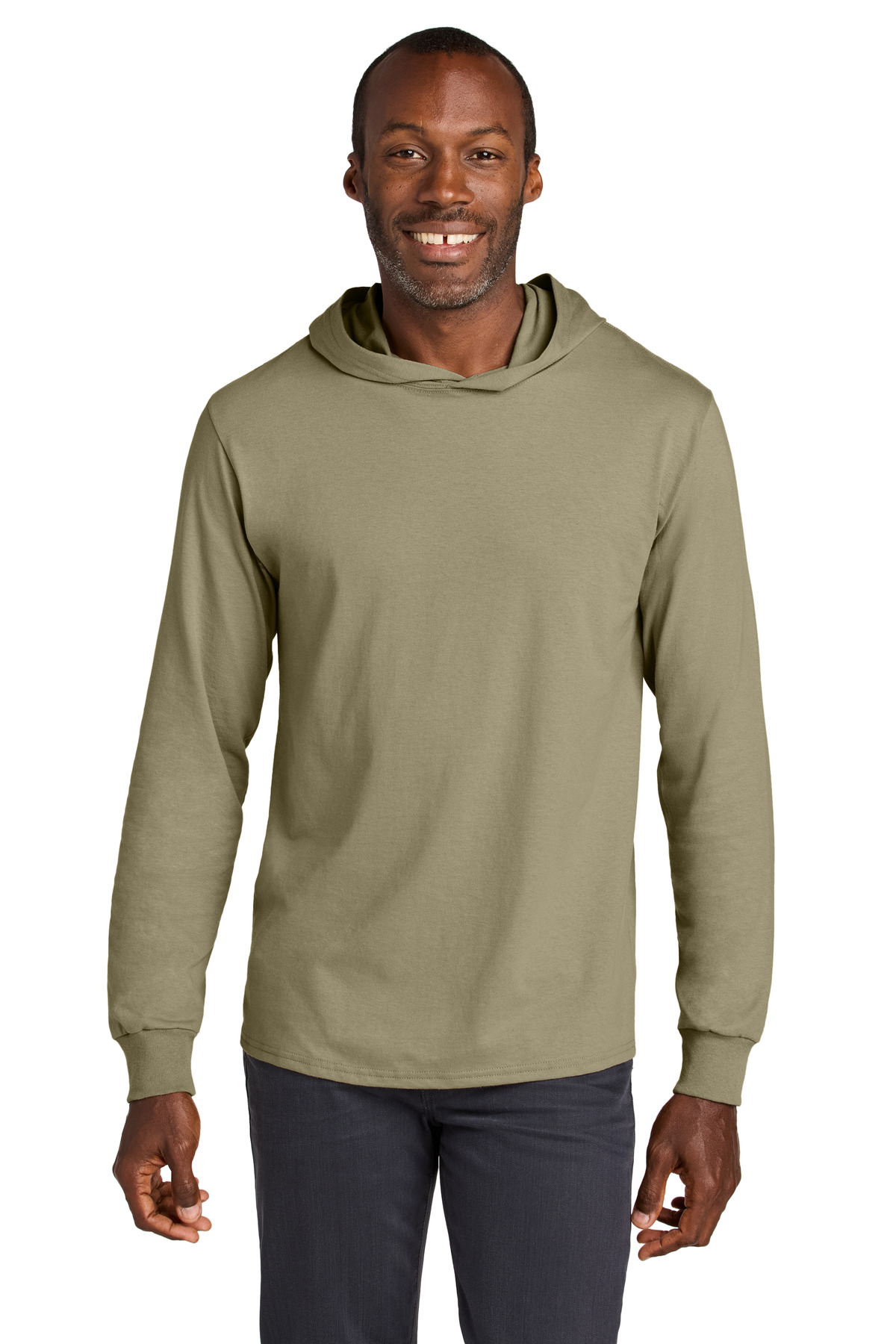 Jerzees Classics Unisex Cotton Long Sleeve Hooded T-Shirt 363LH 42