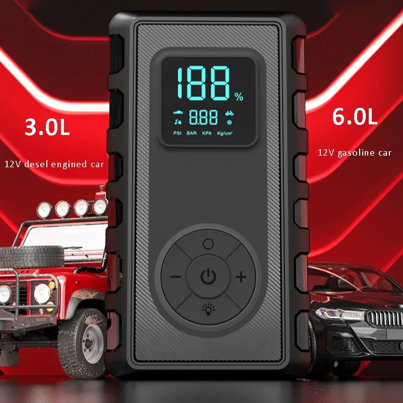 Multi-functional Jump Starter & Air Pump (Peak 1000A) 1