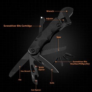 Multi Wrench Tool Kit With Adjustable Wrench 22