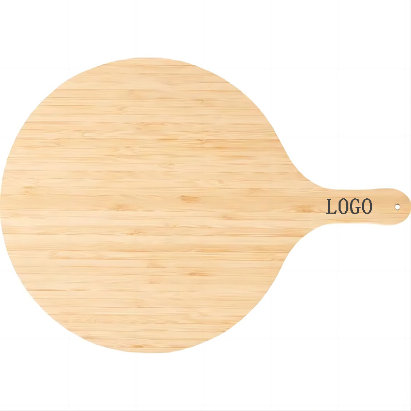 Round Pizza Cutting Board With Handle & Hanging Hole 2