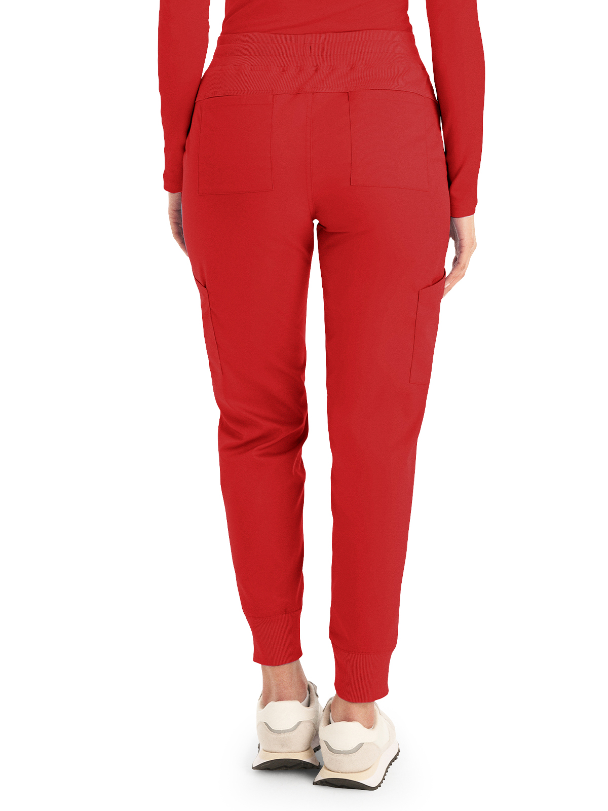Landau - ProFlex - Women's Six-Pocket Mid-Rise Elastic-Back Waist Jogger Pant 10