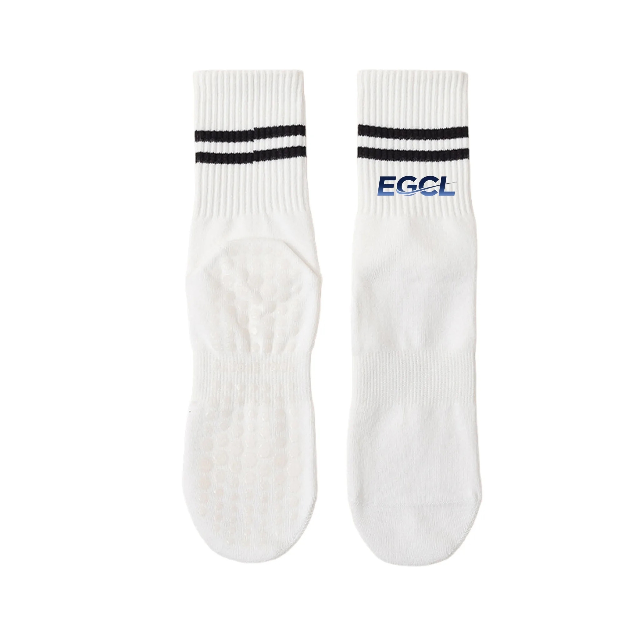 Cotton non-slip silicone indoor sports socks 12