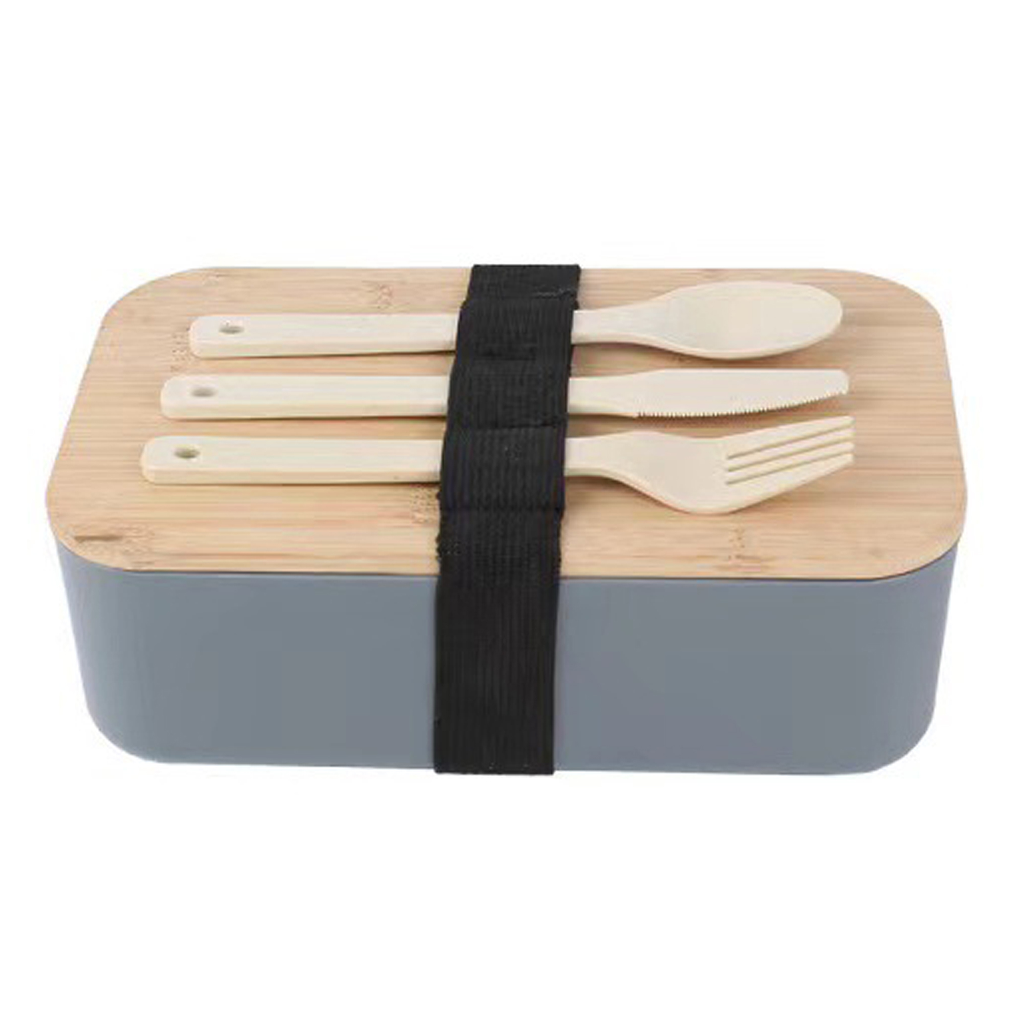 Wooden Cover Lunch Boxes Wheat Straw 2