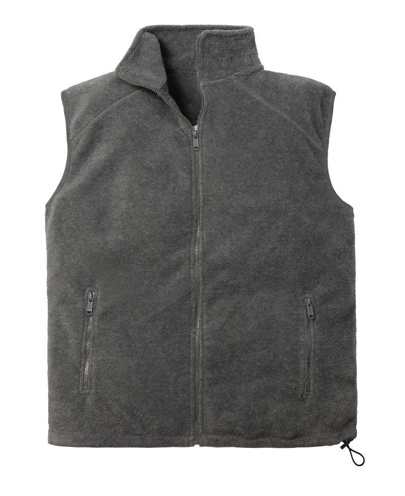Adult Micro Fleece Zip Front Vest 67