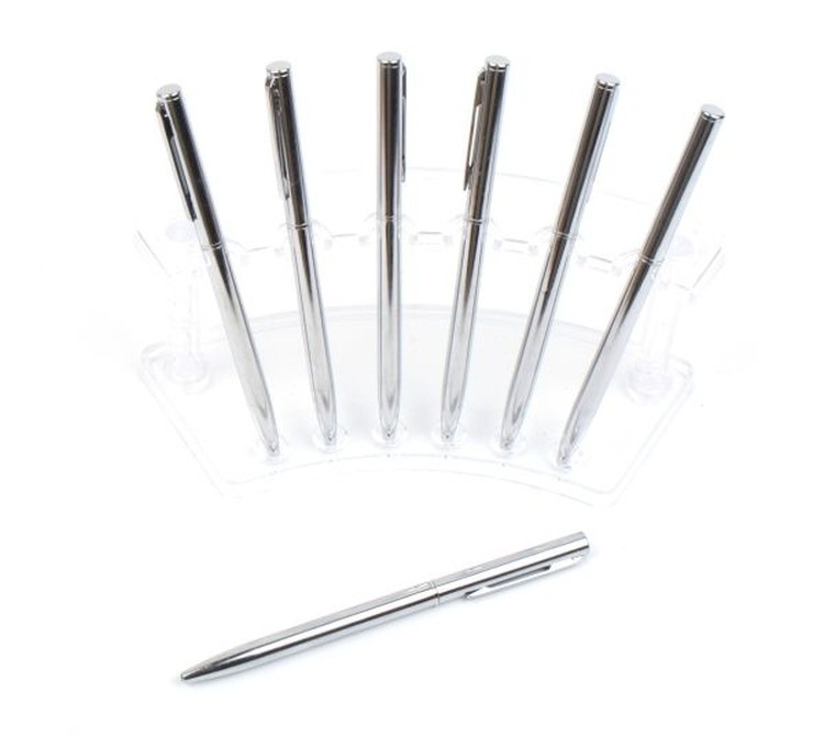 Silver Metal Ballpoint Pen 2