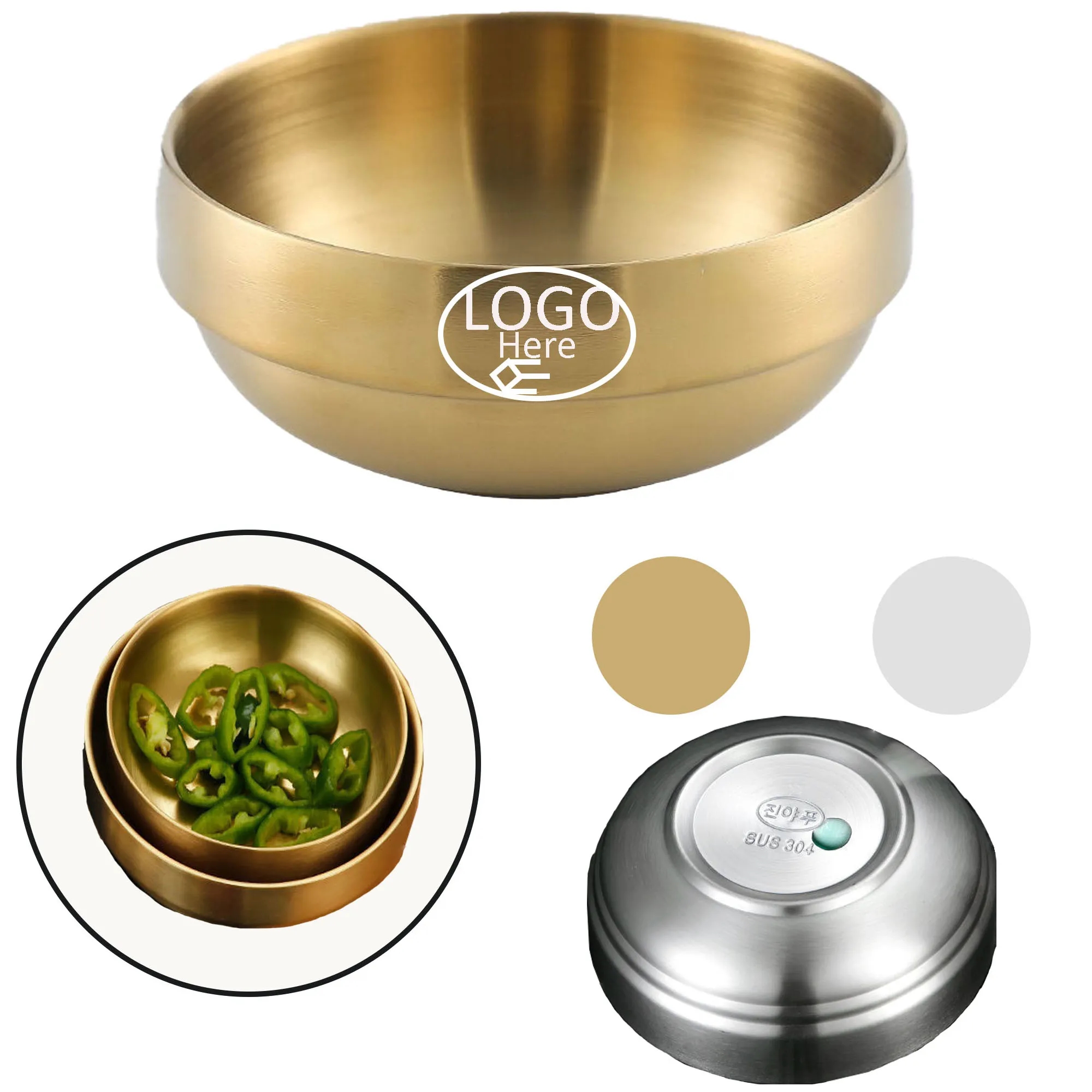 Stainless Steel Bowl Sauce Dish Seasoning Plate