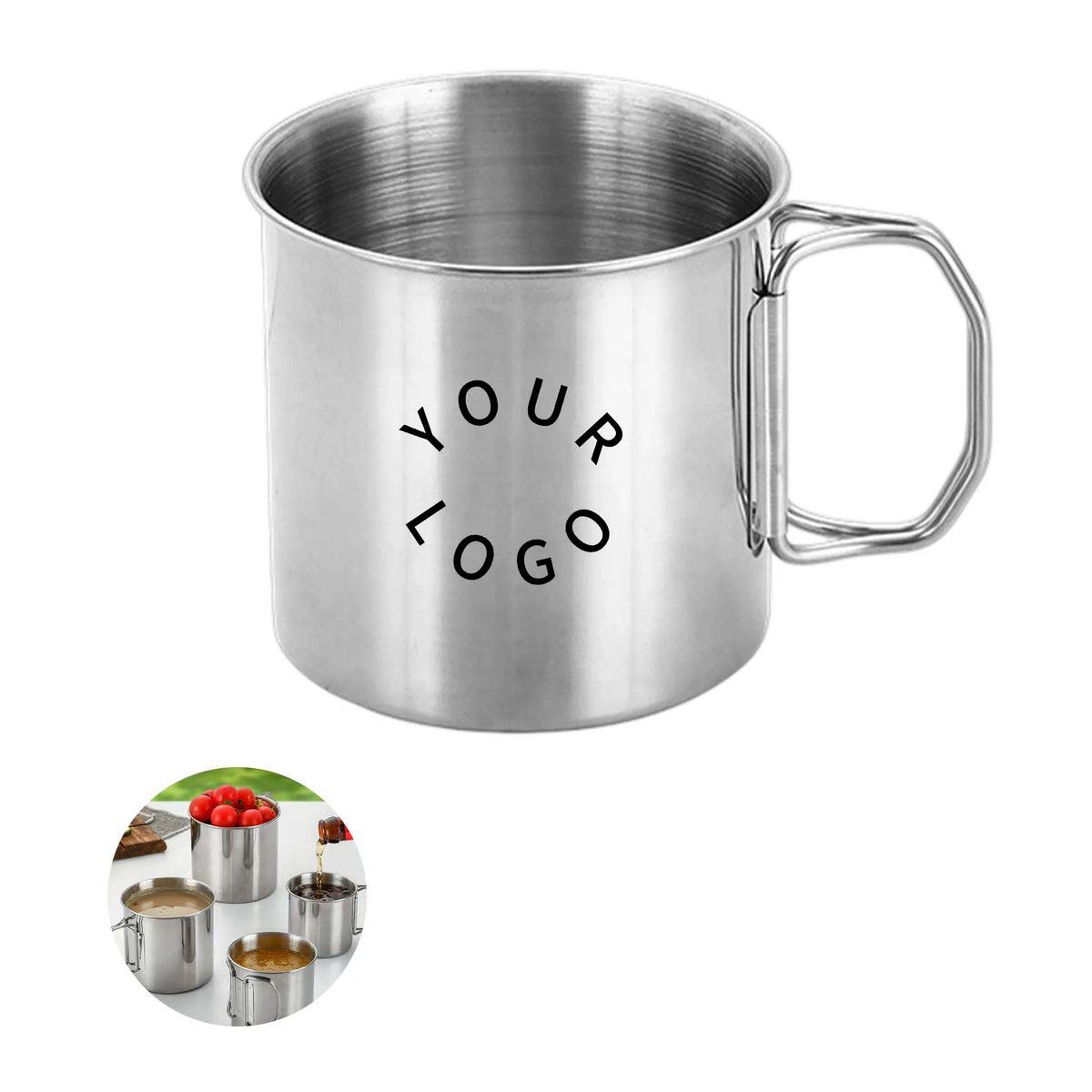 12 oz Stainless Steel Cup for Camping and Travel 2