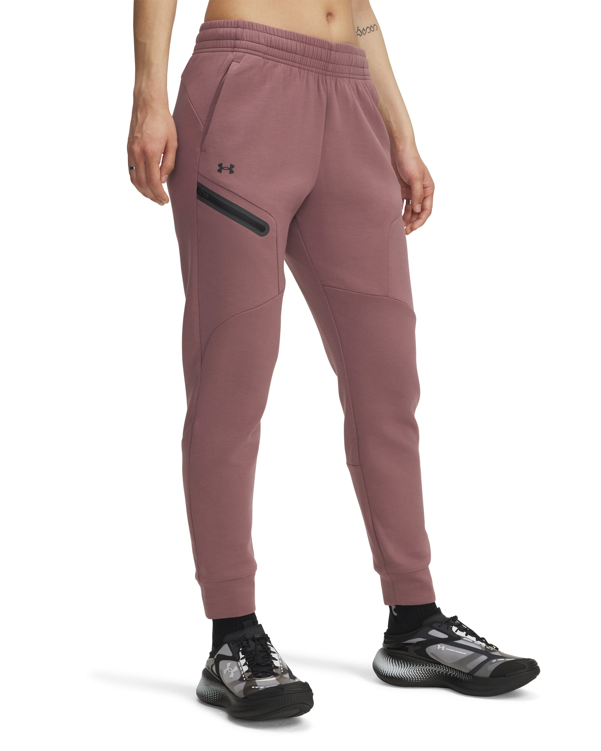UA Unstoppable Fleece Women's Joggers 5