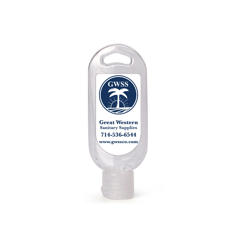 Hand Sanitizer Gel 2 oz (60 ml) with Carabiner 13