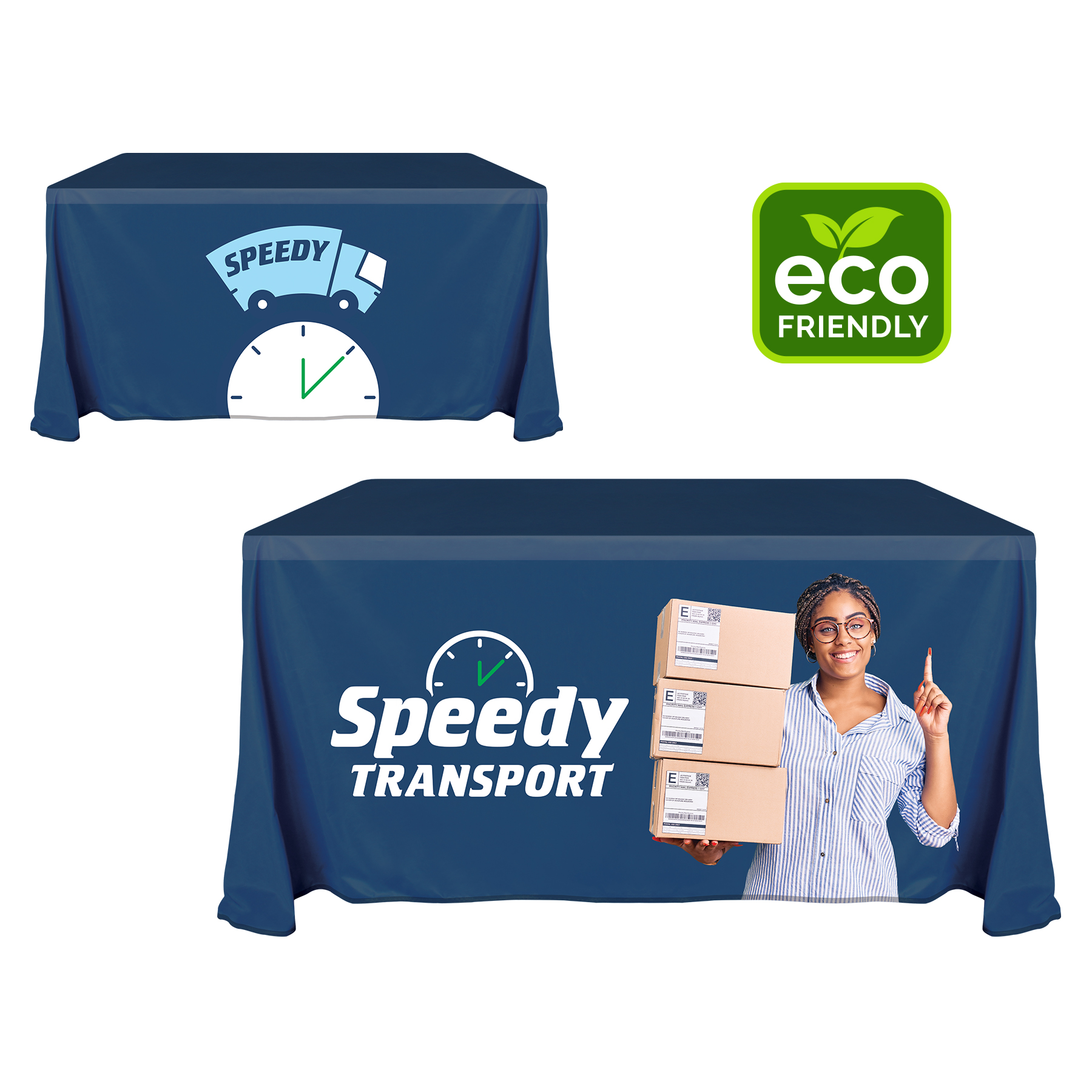 4' Recycled KP Throw Style Table Cover 8