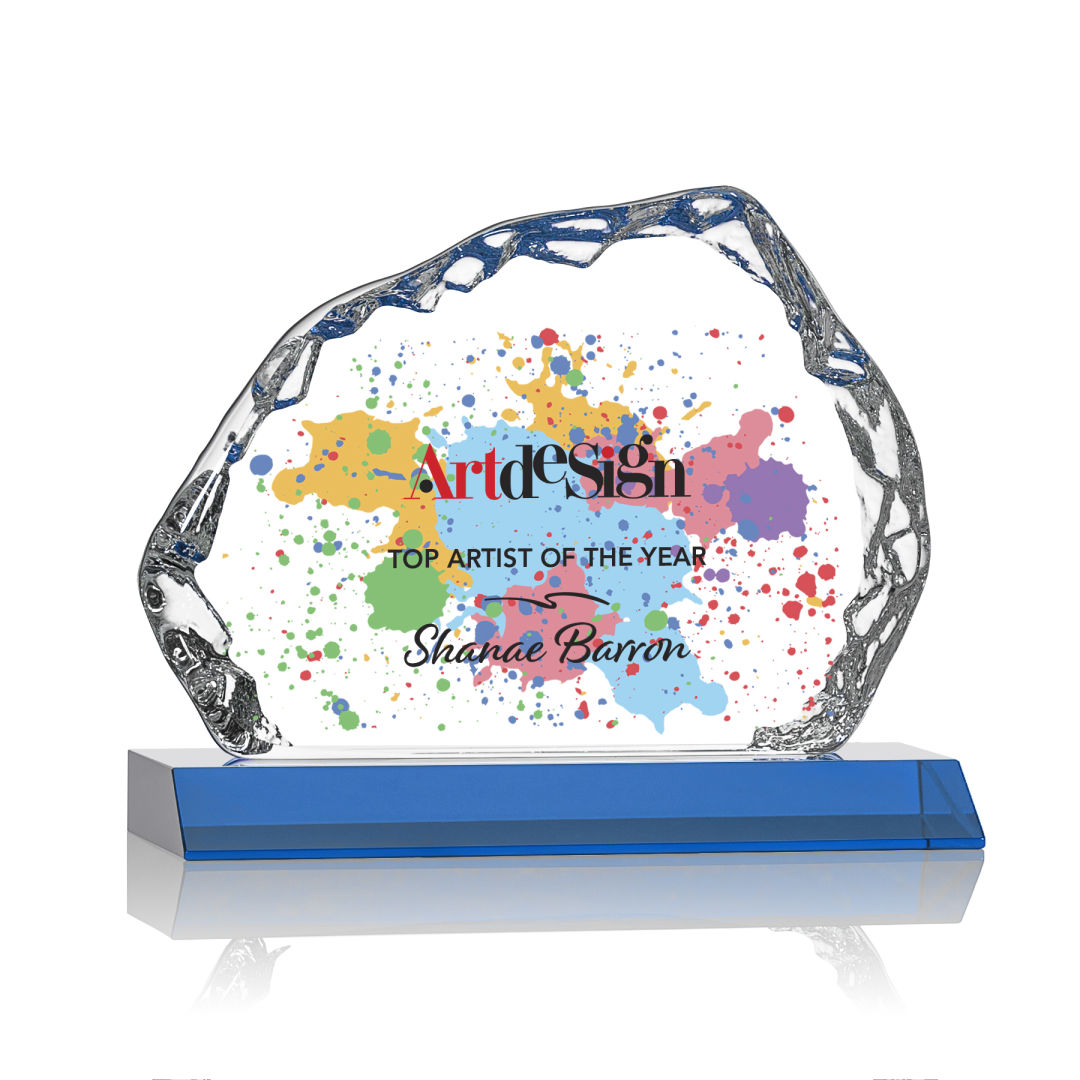 Aspen Iceberg VividPrint™ Award on Base 4