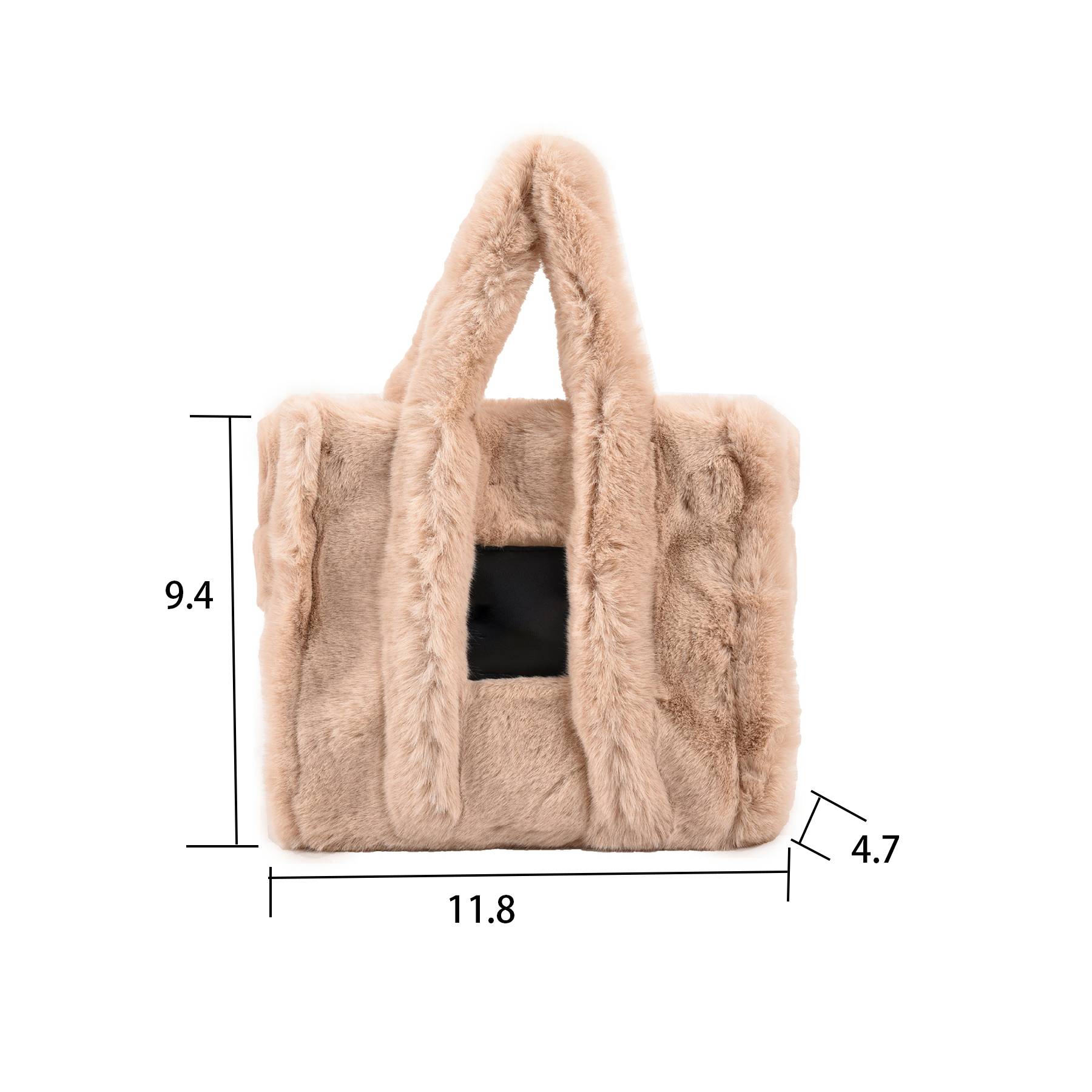 Plush Large Capacity Tote Bags For Women 1