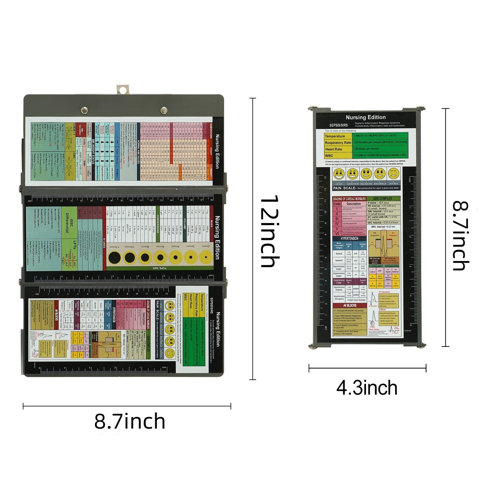 3 Layer Foldable Nursing Edition Clip board 2