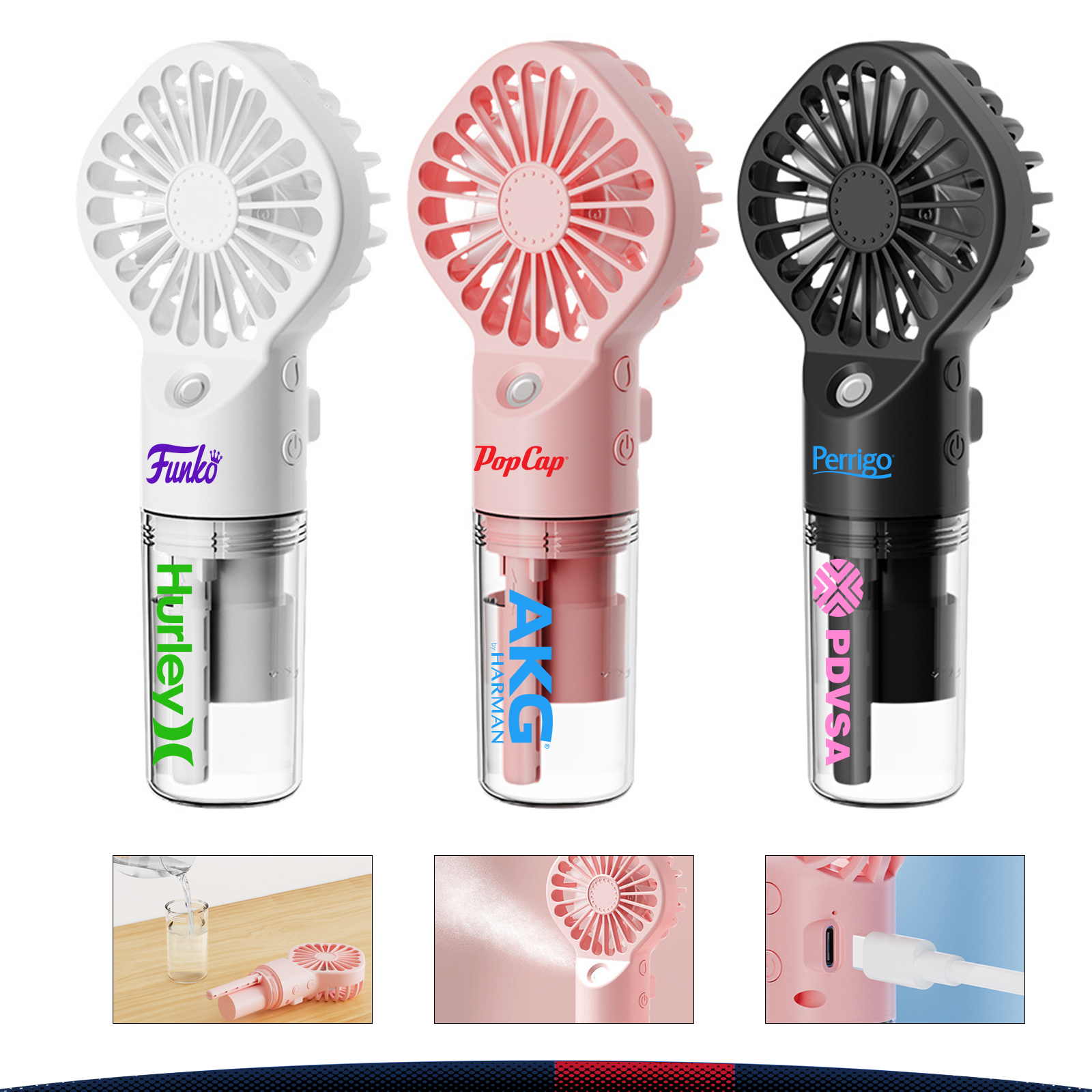 Handheld Spray Misting Fan 2