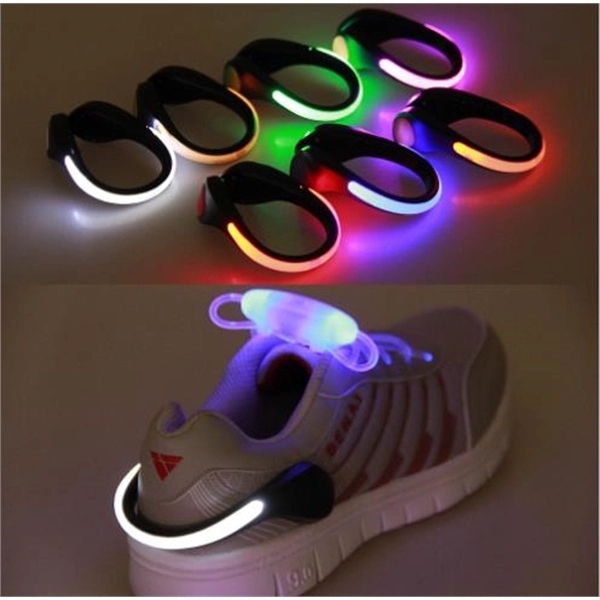 Flashing Light Up Shoe LED Safety Clip 2