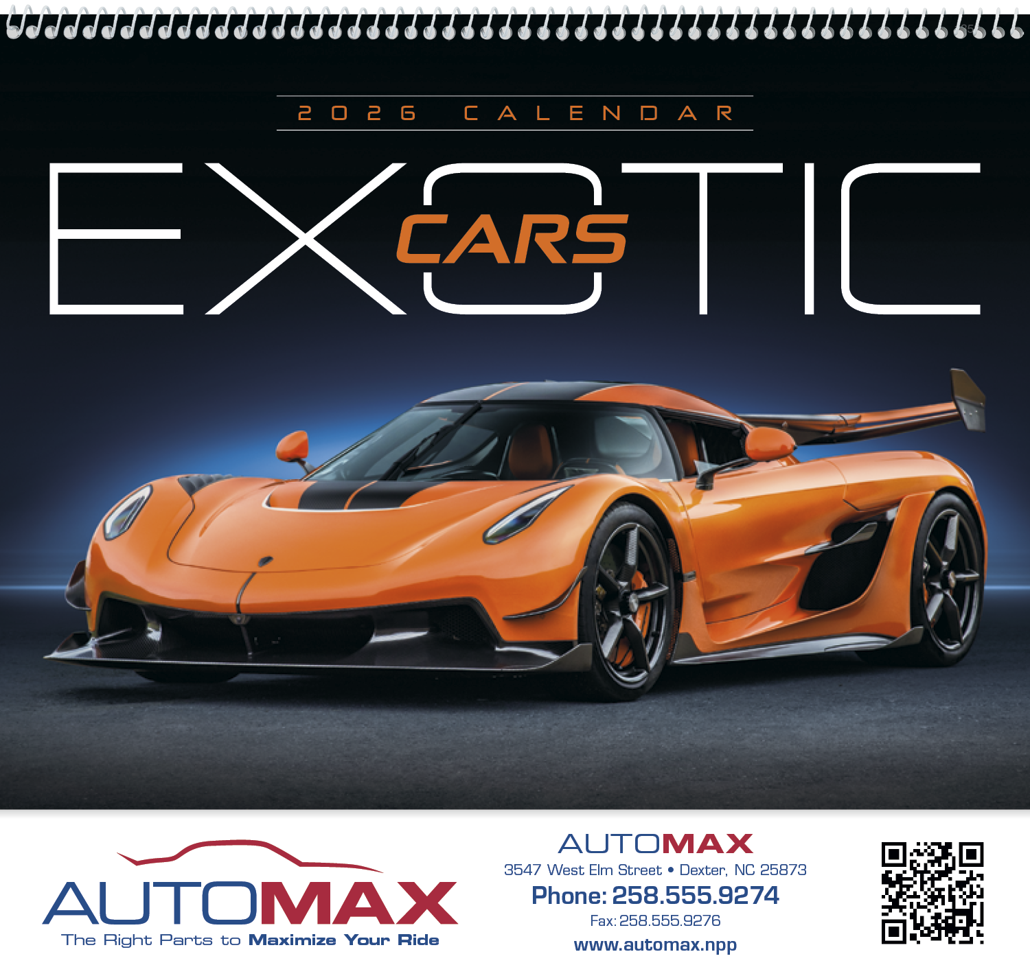 Triumph® Calendars Exotic Cars Calendar 19