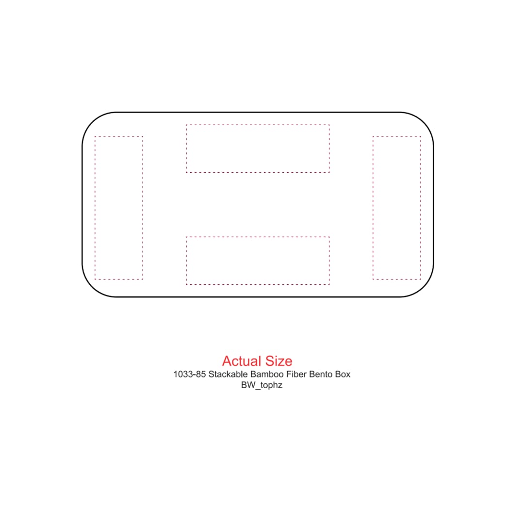 Stackable Bamboo Fiber Bento Box 98