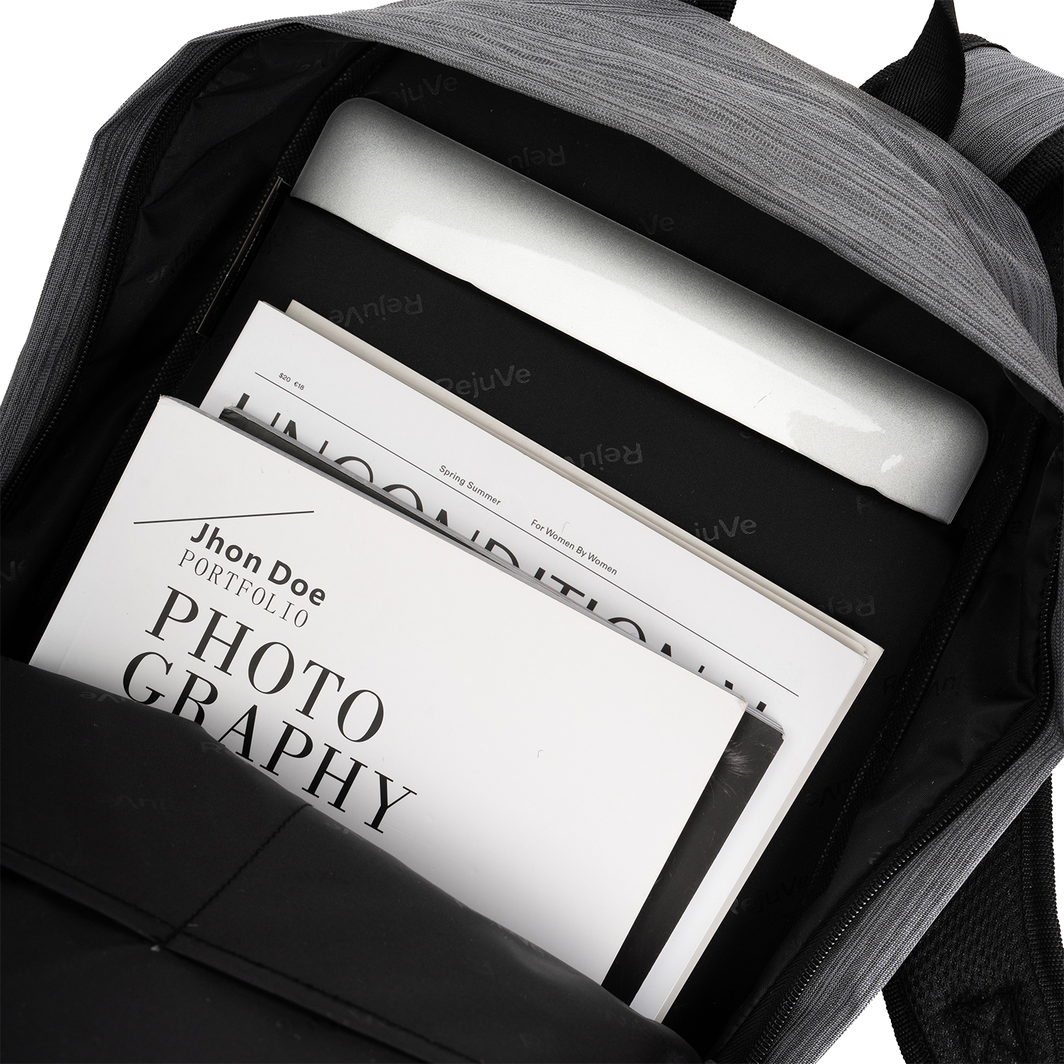 RejuVe® MOTO Recycled Heather Laptop Bag 2