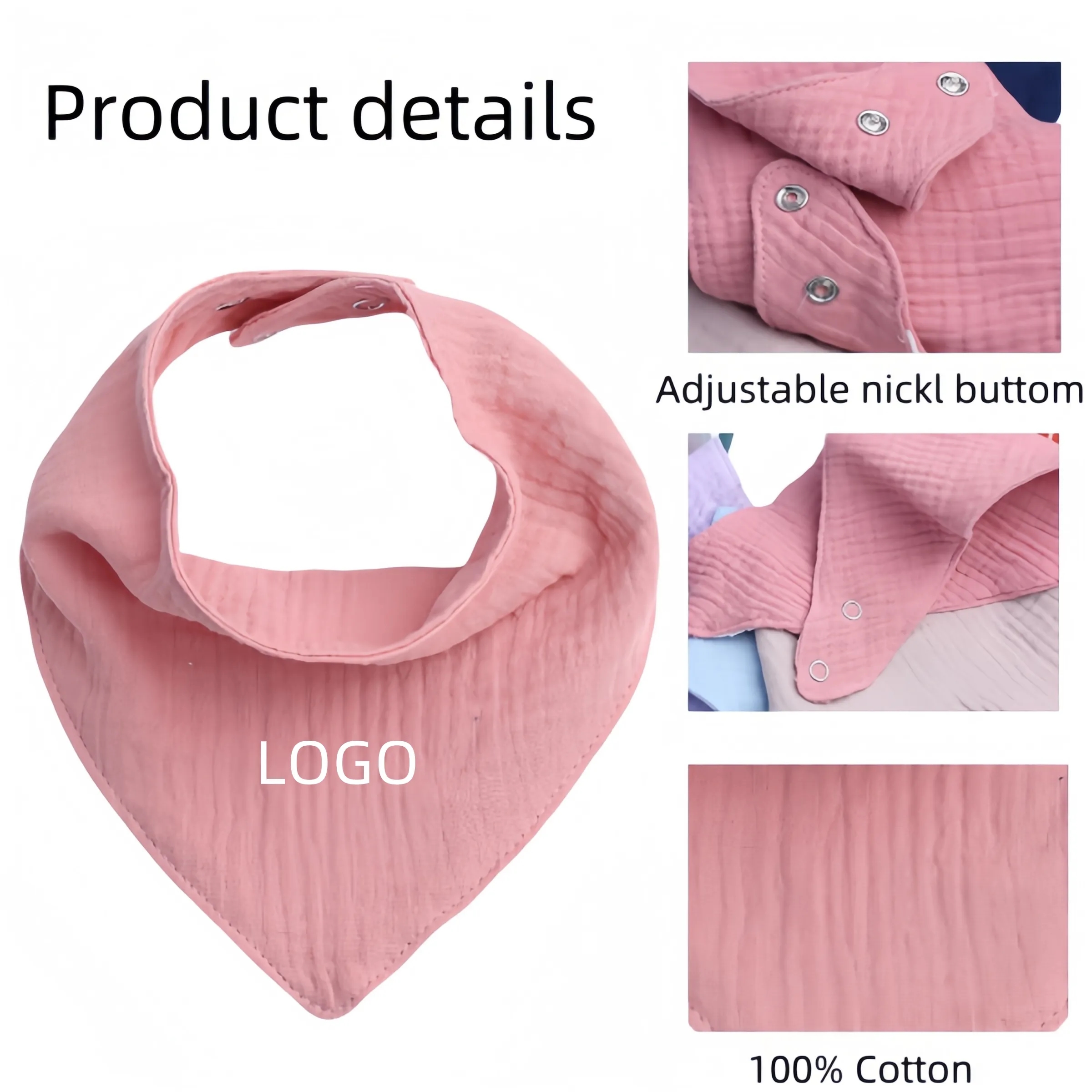Baby Triangular Bandana Drool Bibs 5