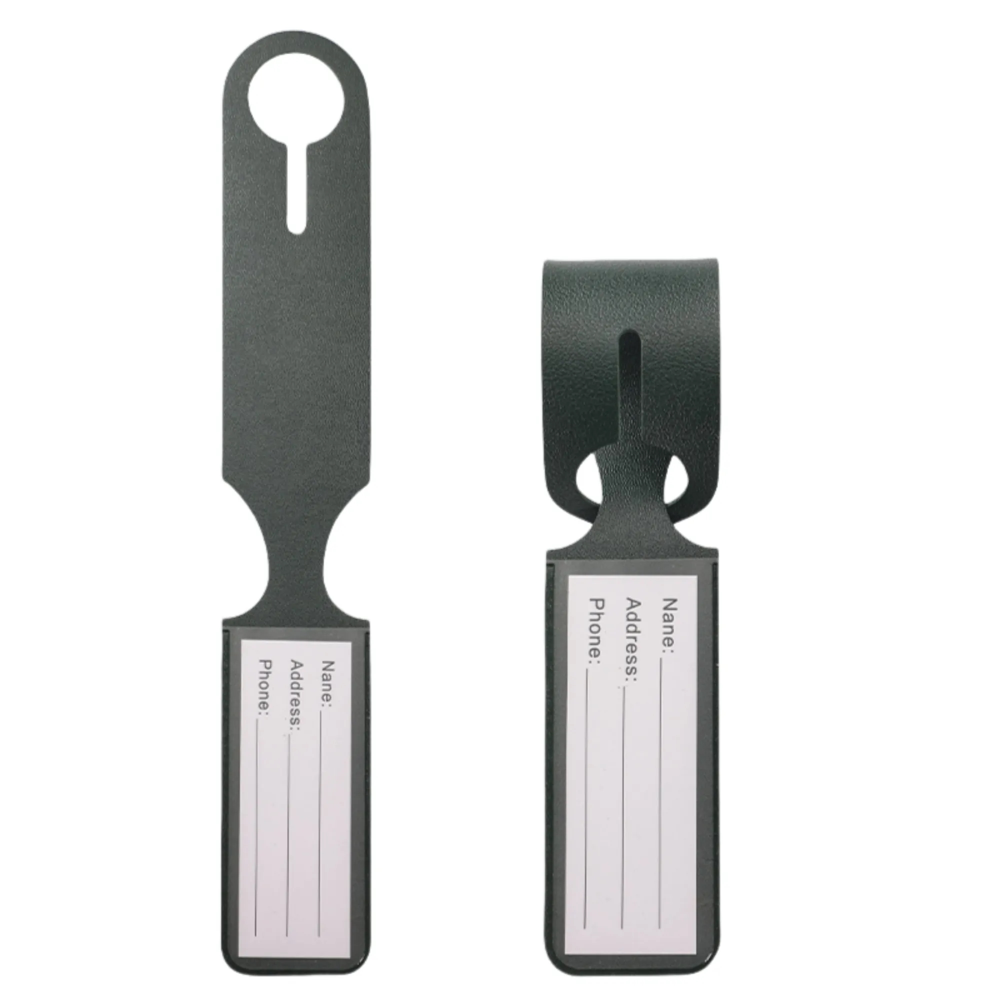 PU Anti Loss Luggage Tag 4