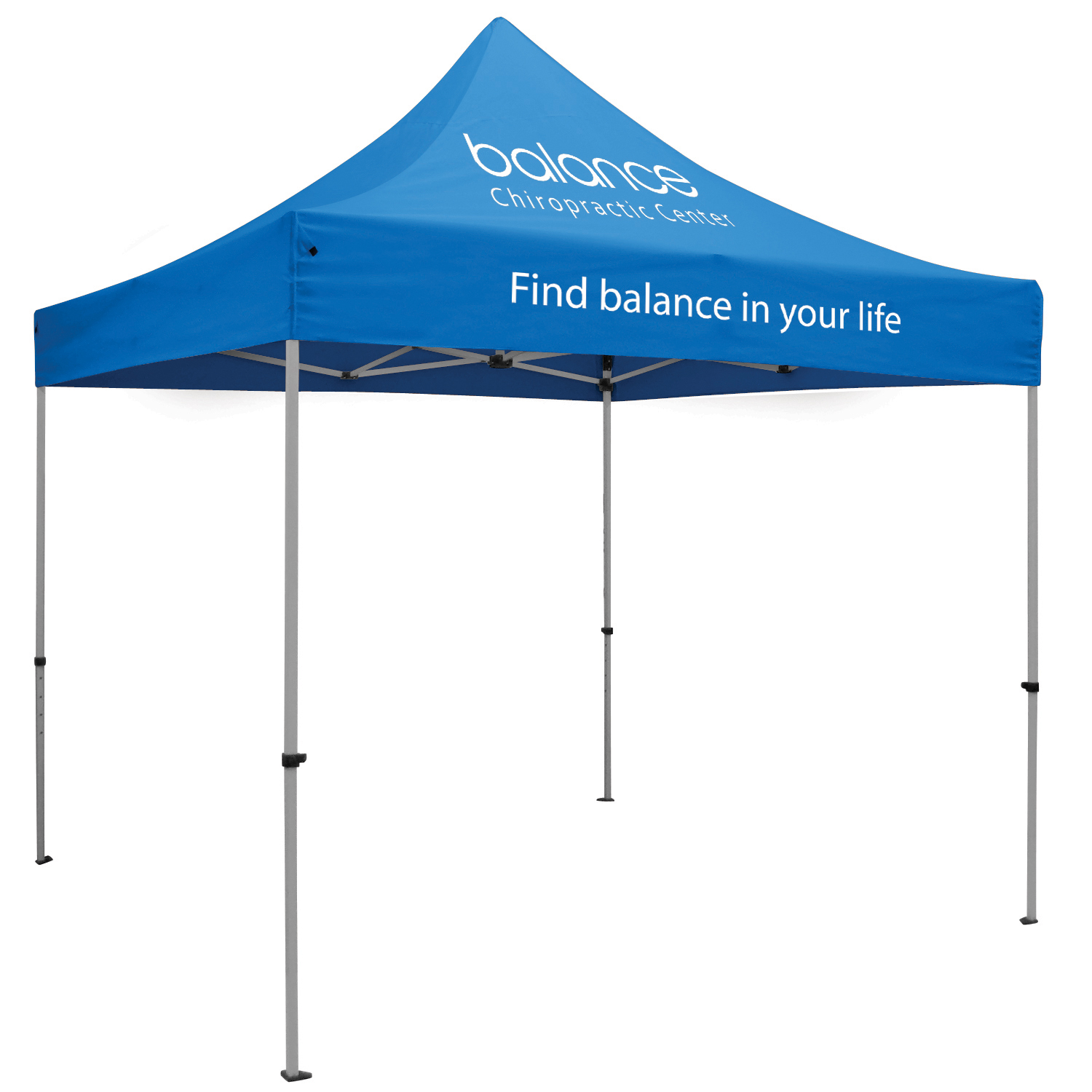 10' Premium Tent Kit (Imprinted, 2 Locations) 10