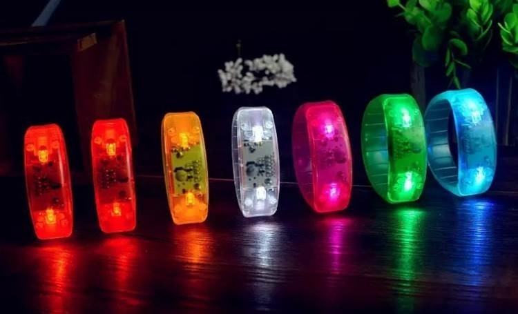 Led Buttone Control Sports Wristband Bangle 2