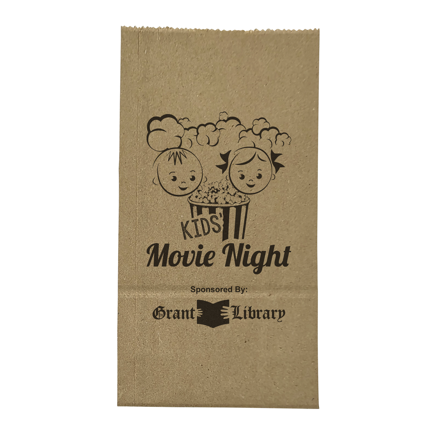 2# Popcorn Bag - Flexo Ink Print 2
