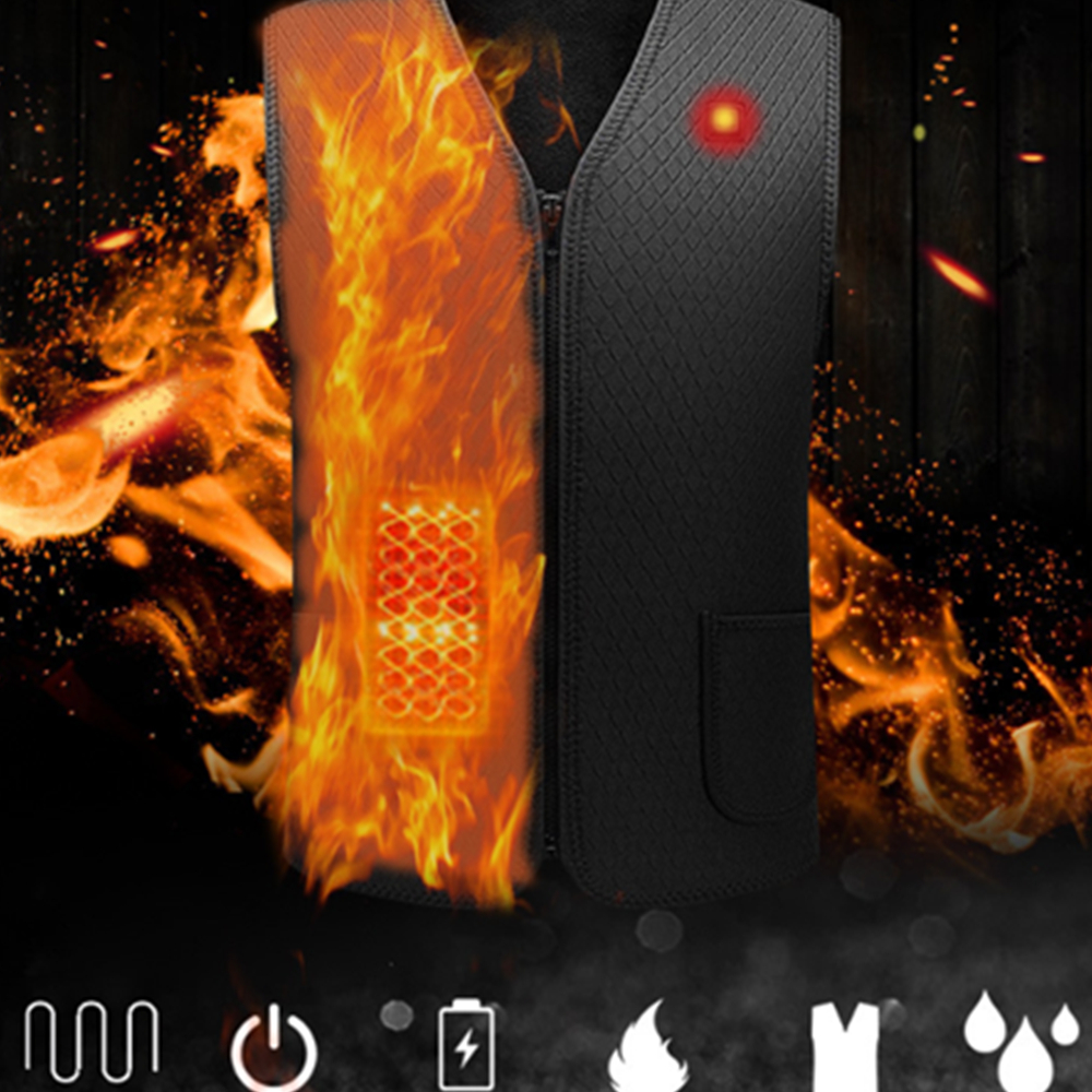 Winter Neoprene Unisex Heating Vest 4