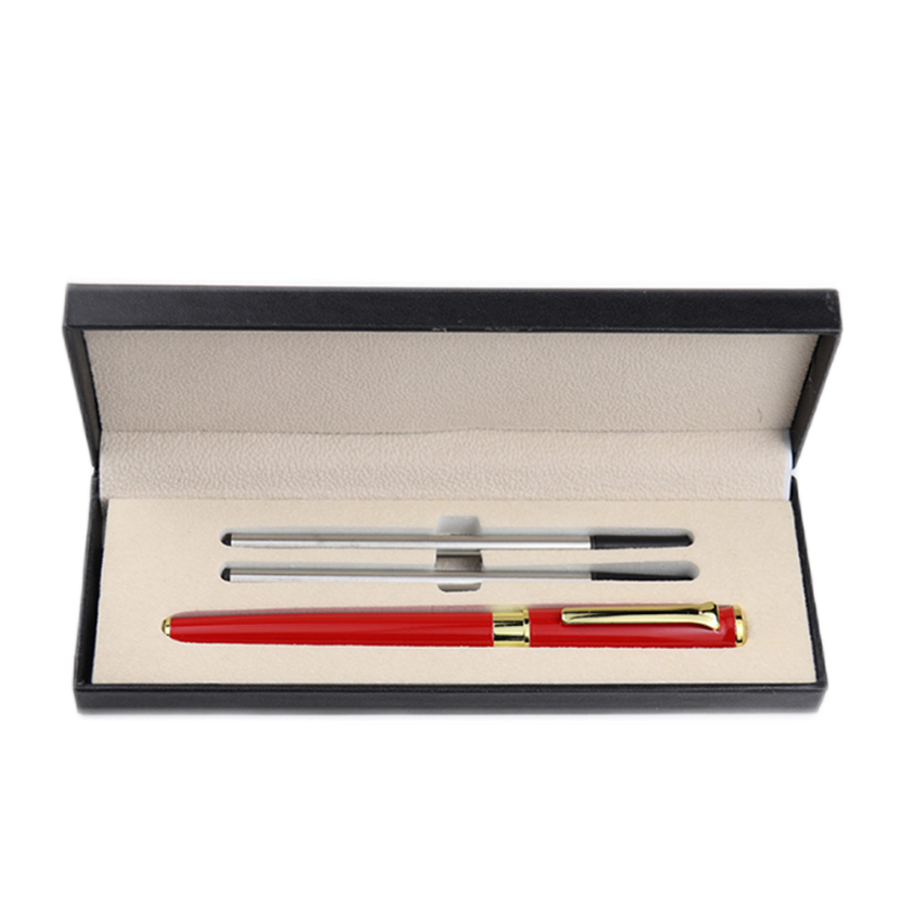 Metal Ballpoint Pen With 2 Extras Replaceable Refills 1