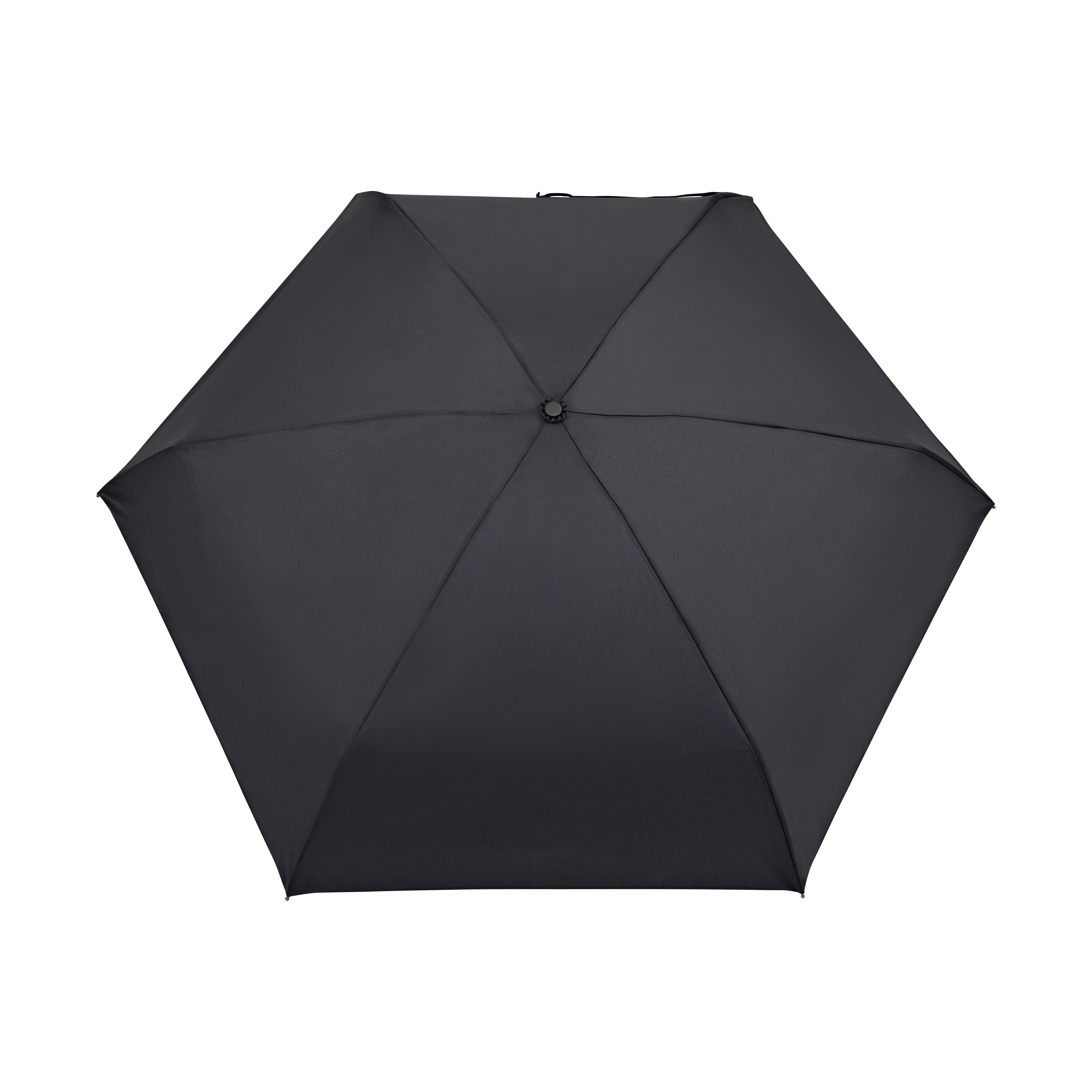 Elements 39" Recycled rPET Manual Mini Folding Umbrella 5