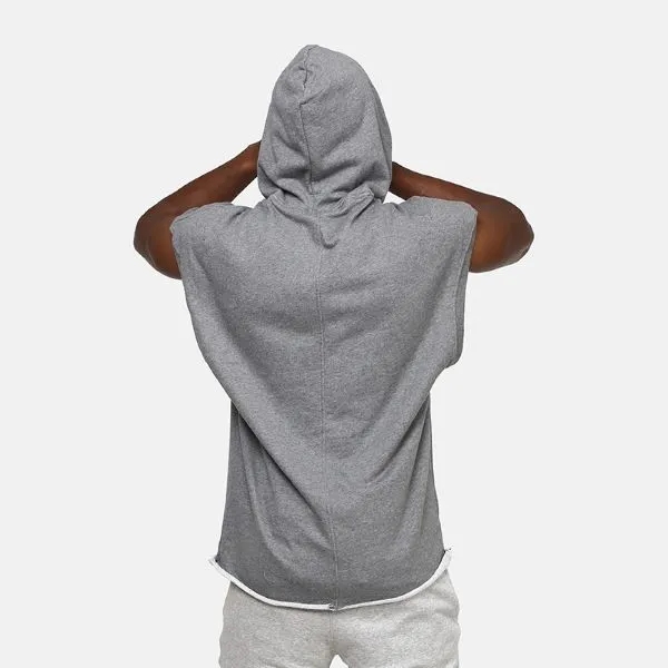 Men's Sleeveless Hoodie, custom hoodie or sweatshirt with logo imprint 2