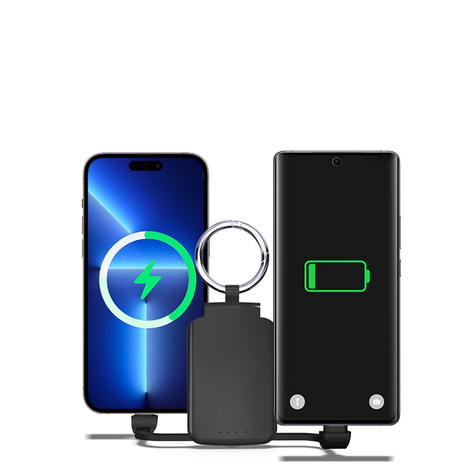 Multi-Function Keychain Power Bank with LED Light & GPS 5
