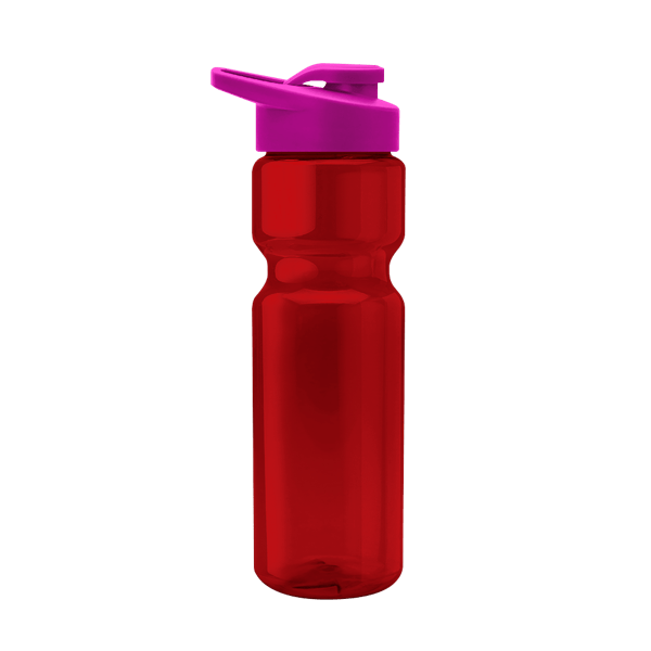 Blazer 28oz Transparent Bike Bottle w/Drink-thru Lid 1048