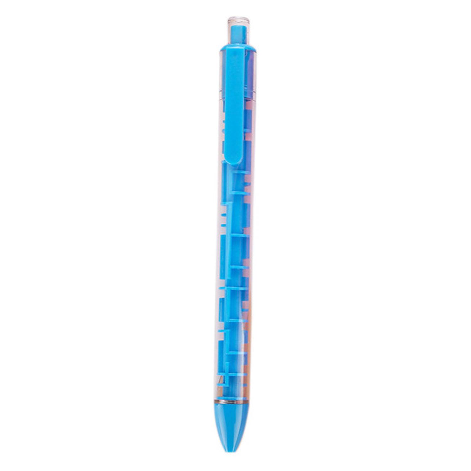 Plastic Retractable Maze Ballpoint Pen 3